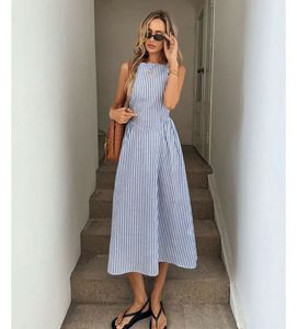 Striped Midi Dress