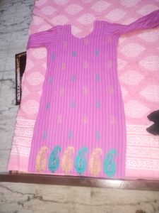 purple kurti