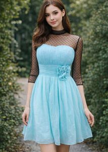 Aqua Dream premium Mini Dress