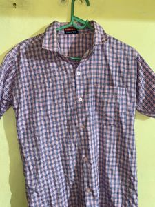 Checked Short Sleeve Shirt