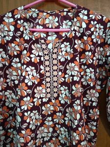 Flower Print Kurti