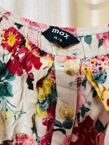 Off White Printed Sheath Dress