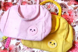 Yellow 💛 And Pink Colour BAG ✨💖