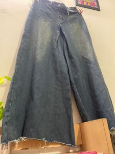 Wide Leg Flared Jeans