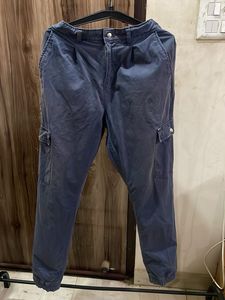Blue Cargo Pants
