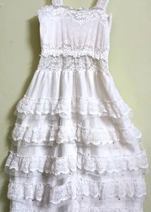 💕⛈️STARS &amp; MOON WHITE Y2k VINTAGE MIDI