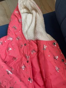 Cute Girl&#39;s Butterfly Padded Jacket