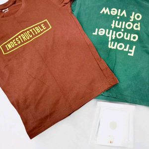 Thought-Provoking T-Shirt Duo: Brown &amp; Green Tee