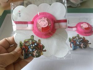 Peppa Pig & Unicorn Rakhi