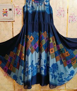 🇳🇿💫🎀Elegant Navy Blue Ethnic Gown