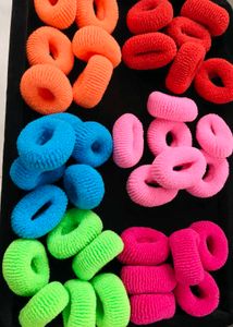 Colorful Hair Tie Set of 36 pcs in 6 colours