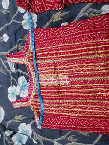 Party Wear Dhoti Dress Xl With Potli Without Sleev