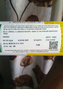 Garnier Sunscreen SPF 50