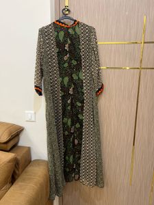 Elegant Printed Anarkali Kurta