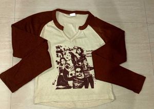 Long sleeve Graphic Print Tee