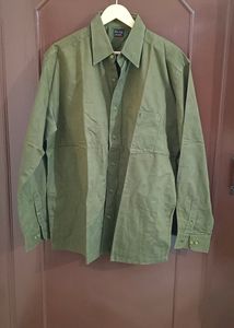 REID AND TAYLOR Olive Green Men's Shirt