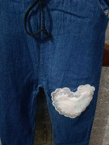Girls Fancy Jeans Jagging
