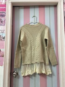 Elegant Layered Knit Sweater