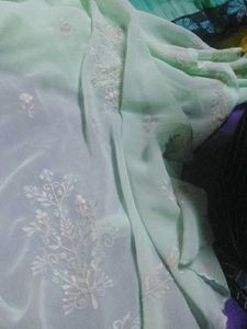 Elegant Green Saree
