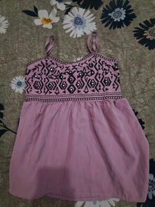 Cute Embroidered Tank Top