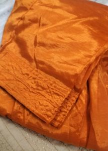 Pakistani Type Golden And Order Suit