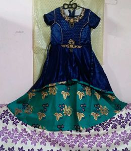 Flower Print Beautiful Gown