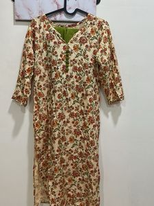 Floral Print Kurta Set