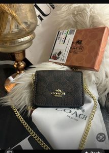 Coach miniature leather Sling Bag