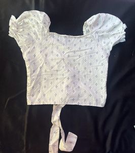 White Crop Top
