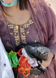 Combo Dimond Nd Tubelight Chikankari Suit Set