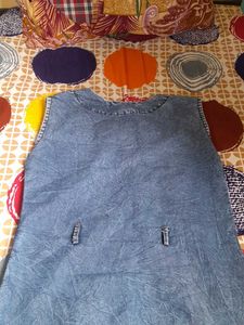 Denim A-Line Dress