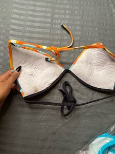 Funky Pattern Bikini Top