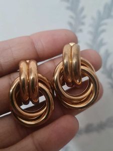 Gold Toned Earrings