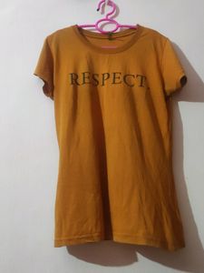 Respect Quote T-shirt For Women