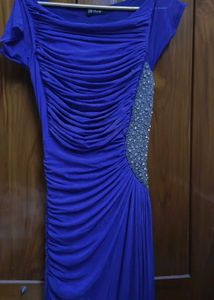 Elegant Blue Party Dress