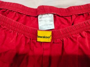 Red Graphic Shorts