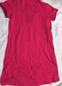 Pink Polo Style Dress