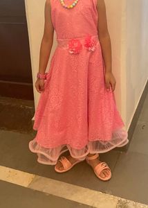 Girls' Pink Party Dress