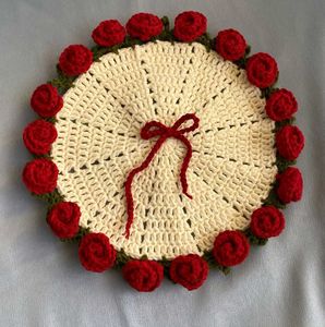 Crocheted Floral Centerpiece❤️💌