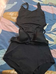 Combo  Of Three Body Suit  Bra N Panty