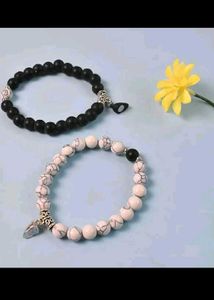 Matching Magnetic Bead Bracelets
