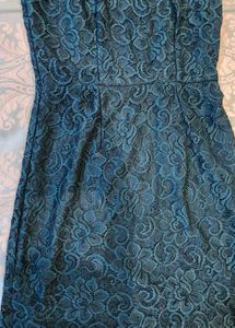 Lace Love Mini Green Dress