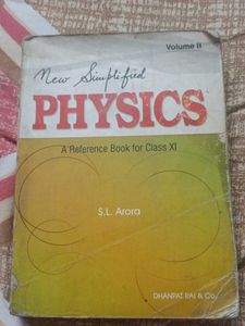 Class XI Physics : S.L.Arora