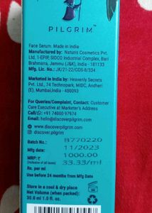 😍pilgrim vitamin C serum