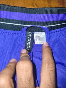 H&amp;M &#39;82&#39; Purple Varsity Bomber (Baggy Fit)