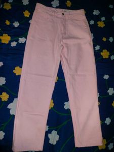 Pink Denim Jeans