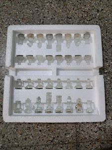 Glass Chess Set- New