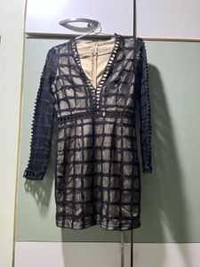 Deep Neck Party Dress