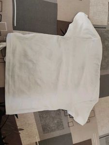 Studiofit White Ruched T-Shirt