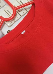 Red &amp; White Mini T-Shirt Dress